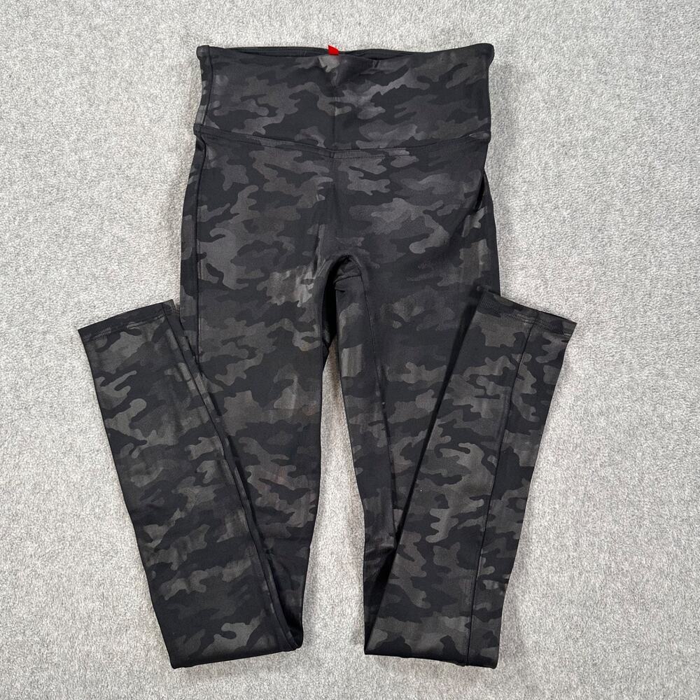 Spanx Camouflage High Waisted 27" Inseam Leggings Pants Women's X-Small Black